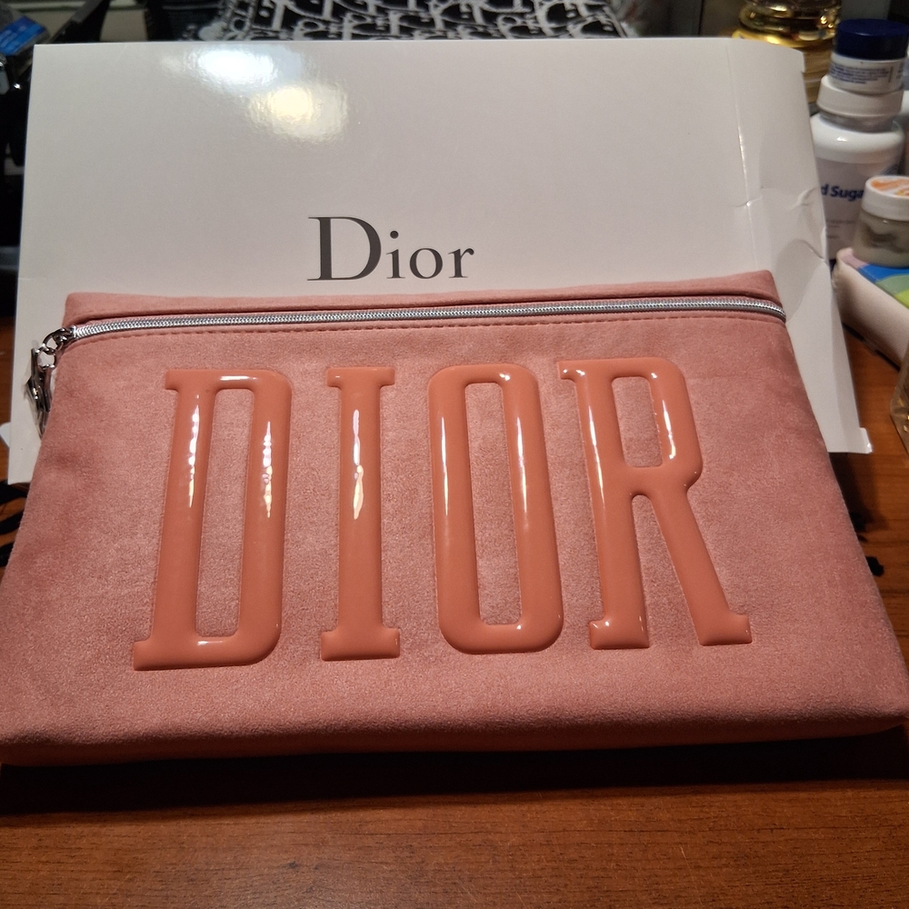Dior Blush Pink Cosmetic Pouch